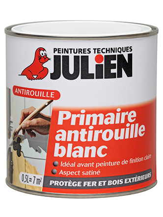 Primaire Antirouille blanc - Peintures Julien